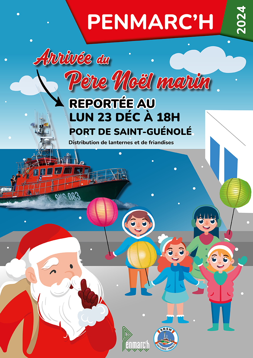 Arrivée du Père Noël marin reportée au 23 déc.